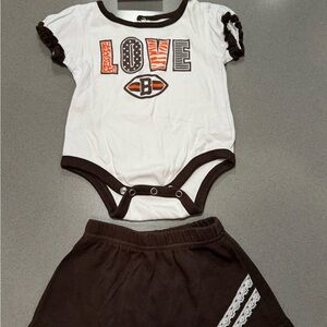 NFL | Cleveland Browns | 12mth girls outfit